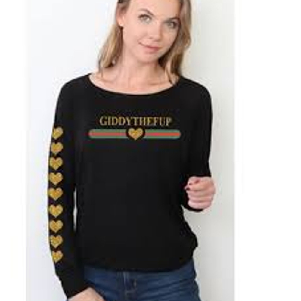 Bird Vine Los Angeles Bad Horse: Giddythefup Limited Edition Long Sleeve Tee S
